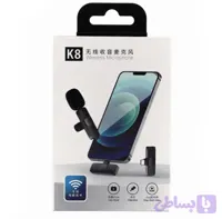 میکروفون بی‌سیم K8 یقه‌ای Type-C با قابلیت کاهش نویز و صدای شفاف