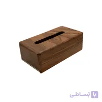 جا دستمال کاغذی رومیزی چوبی