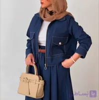 ست دو تیکه کت و دامن پری