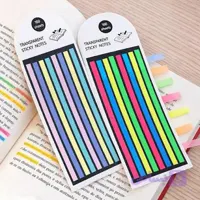 هایلایتر نواری بلند Sticky Note مدل Pastel