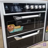 اجاق گاز طرح فر دو درب نما دیجیتالی