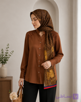 شومیز ساتن زارا زنانه