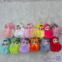 آویز کیف جاکلیدی نوزاد رنگی (پک 24 عددی)