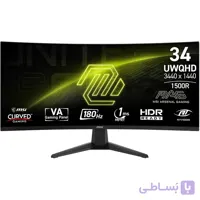 مانیتور خمیده گیمینگ ام اس آی مدل MAG 346CQ سایز 34 اینچ