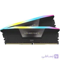رم کامپیوتر DDR5 دو کاناله 5600 مگاهرتز CL40 کورسیر مدل VENGEANCE RGB ظرفیت 96 گیگابایت