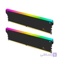 رم کامپیوتر RAM وی کالر مدل XSky RGB 2+2 KIT حافظه 32 گیگابایت فرکانس 6000 مگاهرتز