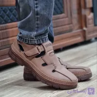 صندل راحتی مردانه مدل سفیر رنگ عسلی