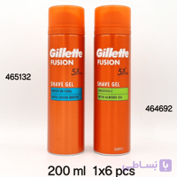 ژل اصلاح ژیلت فیوژن Gillette Fusion – مدل مرطوب‌کننده و مدل پوست حساس