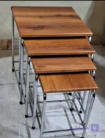 ست میز عسلی ۴ تکه مربعی