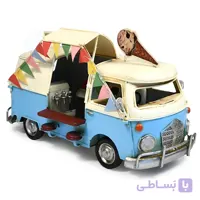 دکوری ماشین فلزی مدل فولکس بستنی فروش