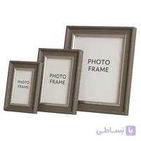 ست قاب عکس رومیزی کلاسیک مشکی و طلایی – سه تایی