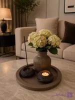 ست دکوری قهوه ای و نسکافه ای روشن4 تیکه