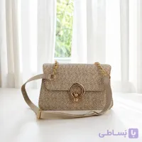 کیف پاسپورتی پارچه ای طرح کنف روزمره و مهمانی
