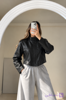 کاپشن چرم کد 116804