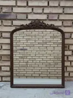 آینه دیواری و روی کنسول باهار از جنس چوب راش و روسی در سایز 70*100