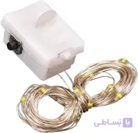 ریسه مفتولی باتری خور افکتدار 2 متری بسته 17 عددی