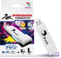 مبدل کنترلر Brook Wingman FGC2 – آداپتور جوی‌استیک آرکید برای PS5 و PC، پشتیبانی از تمام بازی‌های PS5