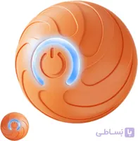 اسباب بازی سگ، توپ اتوماتیک، توپ اسباب بازی الکترونیکی ال ای دی اتوماتیک غلتان مخصوص حیوانات خانگی