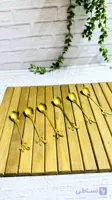 قاشق مربا خوری طلایی وارداتی