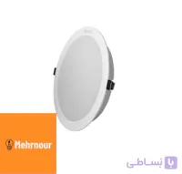 چراغ سقفی توکار25واتedc دیکو برش 19 و 20 سانت
