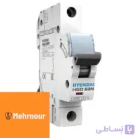 کلید مینیاتوری تک فاز هیوندای HYUNDAI (فیوز مینیاتوری تکفاز آمپر) کلاس c