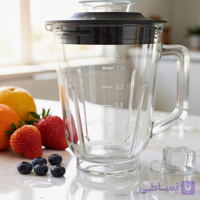 پارچ شیشه ای مخلوط کن  مخصوص برند ناسیونال و پاناسونیک  کاملا شفاف