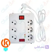 محافظ 6 خانه دیجیتال 1.8 متری | مخصوص لوازم صوتی،تصویری و کامپیوتر | از برند پارت الکتریک