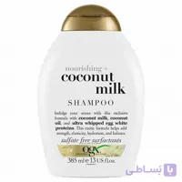 شامپو تقویت کننده مو او جی ایکس مدل coconut oil حجم 385 میلی لیتر