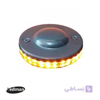 چراغ استخری روکار فلت استیل دورو ۸ سانت برند ledman
