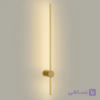 چراغ دیواری (مدل شمشیری برقی) طلایی آبکاری  برند ماهور ۲۰۷۰