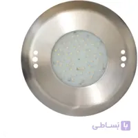 چراغ استخری روکار فلت استیل ضخیم  24/6 سانت 20 وات فوق باریک گرید ۳۱۶ برند ledman