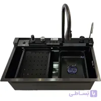 سینک ظرفشویی استیل مدل پیانویی 5 کلید توکار