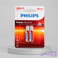 باتری نیم قلمی فیلیپس (PHILIPS) مدل Power Alkaline 1.5V LR03P2B/97 AAA (