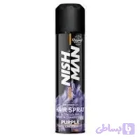 اسپری رنگ مو نیش من (بنفش) حجم 150 میلی لیتر - NISHMAN Hair color spray (BLUE) 150 ml