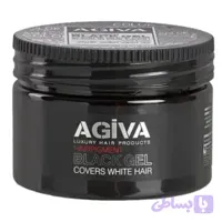 ژل موی سیاه آگیوا بلک ژل مدل HAIR PIGMENT حجم 250 میل