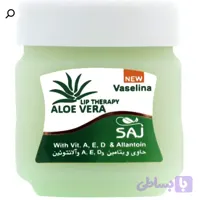 وازلین لب ساج حاوی عصاره آلوئه ورا حجم 60 میل