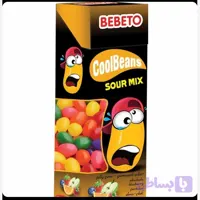 پاستیل جیلی بیلی ببتو کول بینز با طعم میکس ترش (30گرم) bebeto