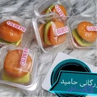پاستیل خارجی مینی همبرگر ببتو BEBETO بسیار خوشمزه مناسب برای پذیرایی و دیزاین