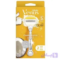 خودتراش 5 لبه ژیلت مدل ونوس اولای Venus Plus Olay Comfortglide Coconut Razor 5 Blade
