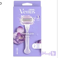 خودتراش زنانه 3 تیغ ژیلت ونوس لهستان مدل Comfortglide Breeze به همراه دو تیغ یدک