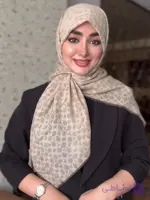 روسری نخی سنگشور طرح برند کد ۱۰۶۳