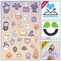 برچسب و استیکر موبایل و لپ تاپ (بدون برش و لمینت شده) سایز A5 مدل فانتزی کد SAA1
