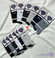 جوراب مردانه ساقدار/طرح لی/بسته 12تایی