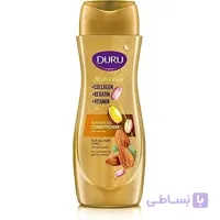نرم‌کننده دورو با روغن بادام | مناسب تمام انواع مو | حاوی کلاژن، کراتین و ویتامین | تغذیه و نرم‌کنندگی