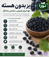 مویز بدون هسته ۲۵۰گرمی