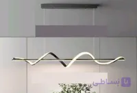 لوستر مدرن شینولایت S1119-WT بدنه سفید نور چهار حالته