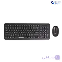 ماوس و کیبورد بیسیم سادیتا مدل SKM-2401 WL