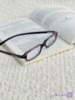 عینک طبی پینترستی فریم کائوچو مشکی صورتی برند Miumiu
