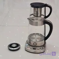 چای ساز همیلتون مدل HTS-999 ظرفیت ۲ لیتر با کتری پیرکس