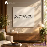 تابلو مدل Just Breathe کد c302